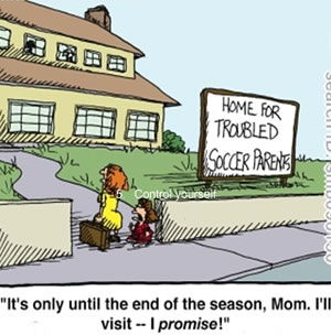 soccer parent cartoon